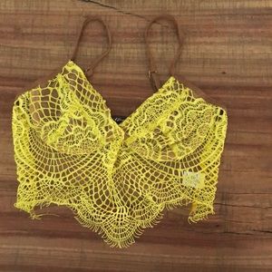 For Love & Lemons lace bralette